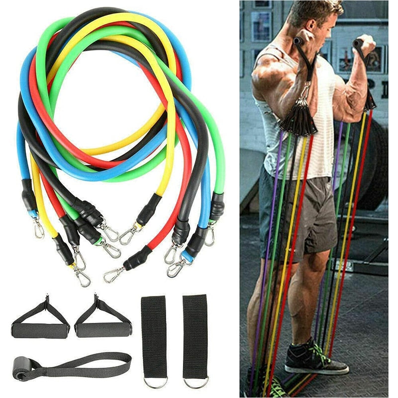 11 pcs best sale resistance bands