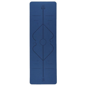 Yoga Mat with Position Line